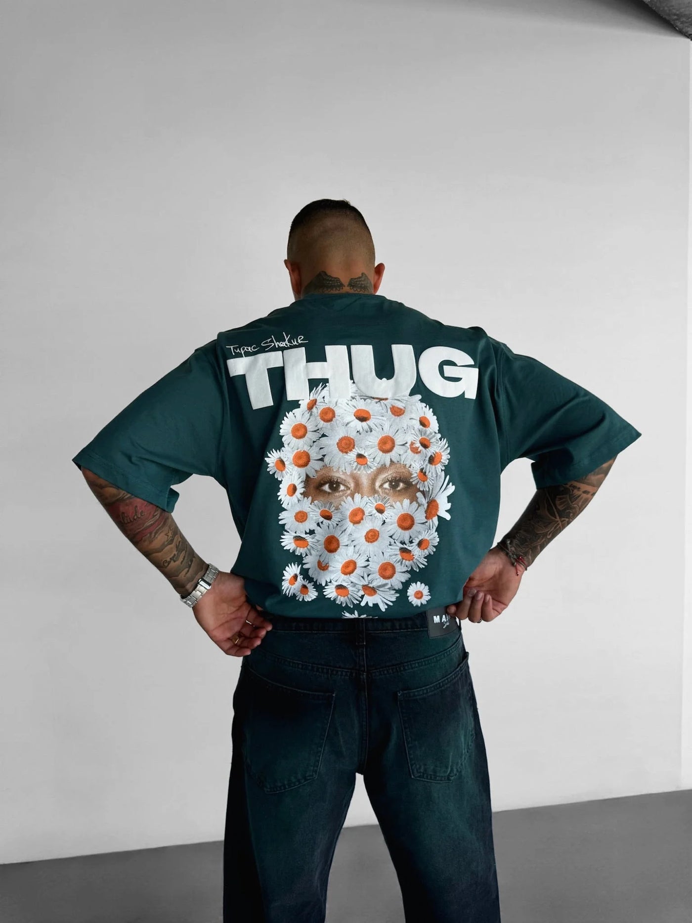 Thug - Premium Oversized t-shirt - Petrol