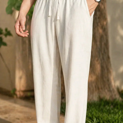 Pantalon en Lin Premium - Blanc Cassé