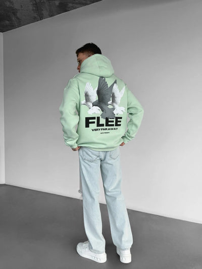 OVERSIZE FLEE HOODIE - SPRAY (Unisex)