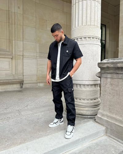 Ensemble Streetwear cargo + jaquette