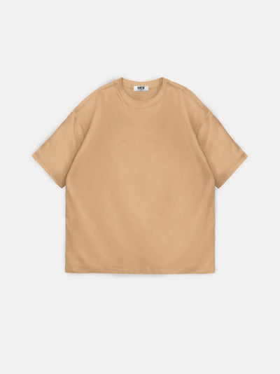 Beige essential BOXY T-SHIRT
