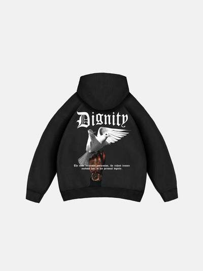 Dignity Oversized Hoodie - Black