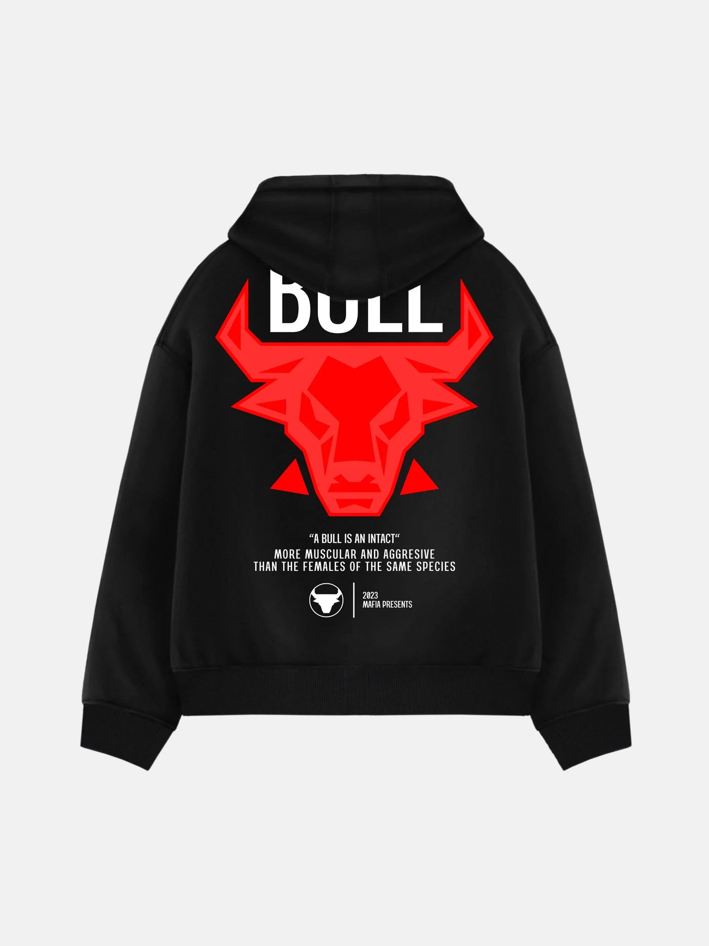 Oversized Bull Hoodie (Men)