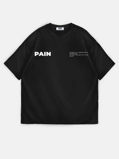 Pain - HEAVYWEIGHT BOXY T-SHIRT-NOIR