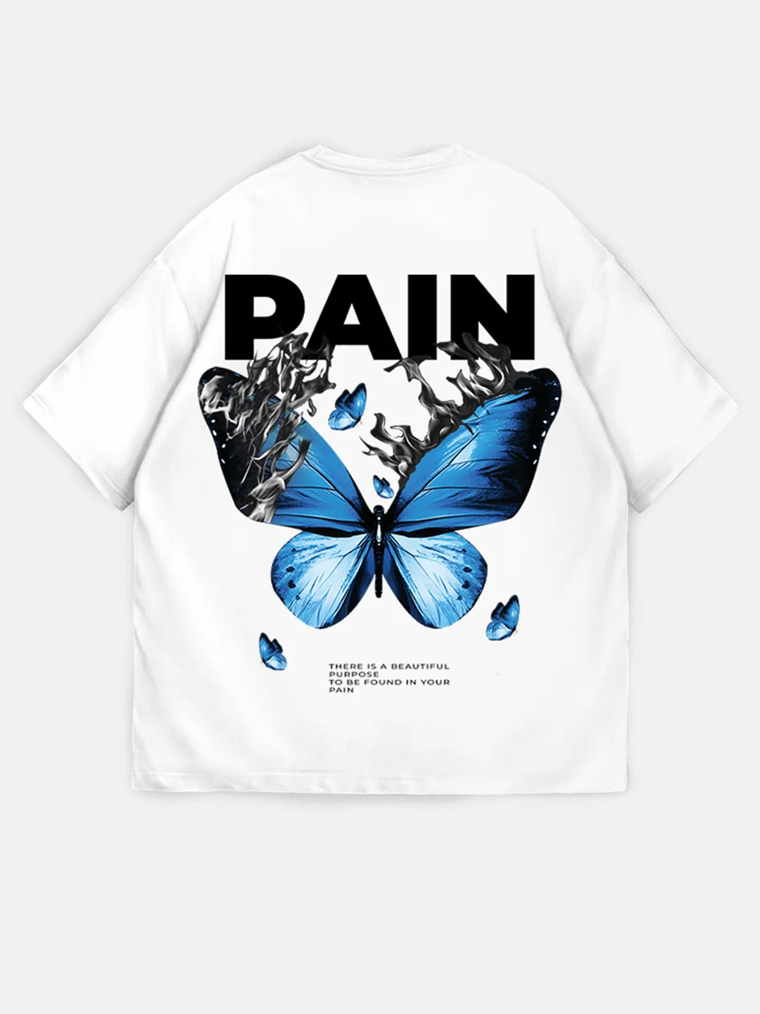 Pain B&W - HEAVYWEIGHT BOXY T-SHIRT-White