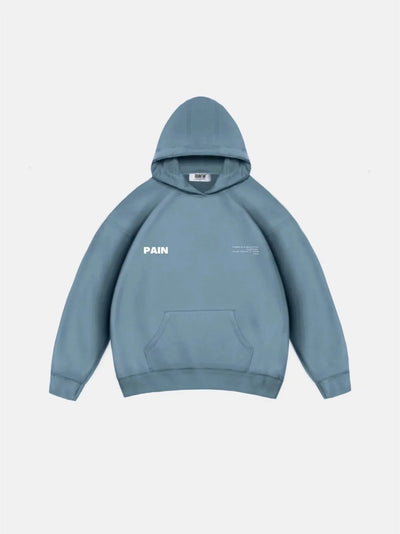 OVERSIZE PAIN HOODIE - ICE BLUE(UNISEX)